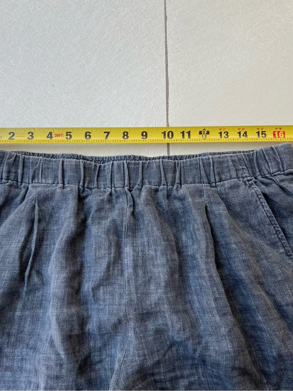 Eileen Fisher 100% Organic Linen Pant Women Size M/M